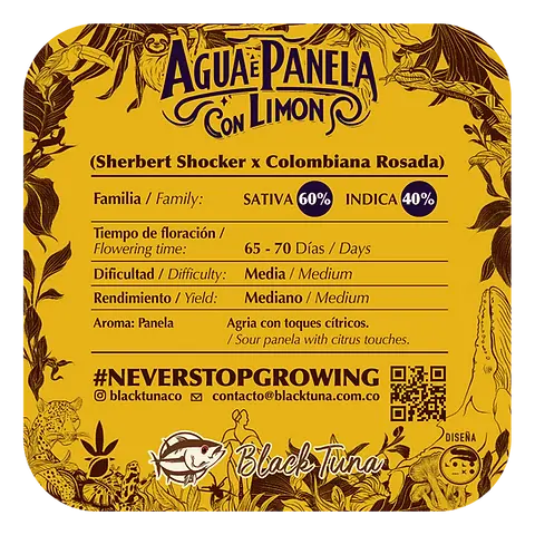 Agua e' Panela Con Limón