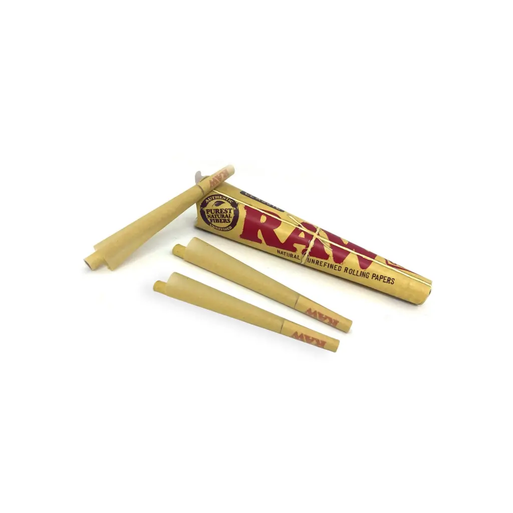 RAW Classic king size Conos Pre-Enrolados - Pack x 6