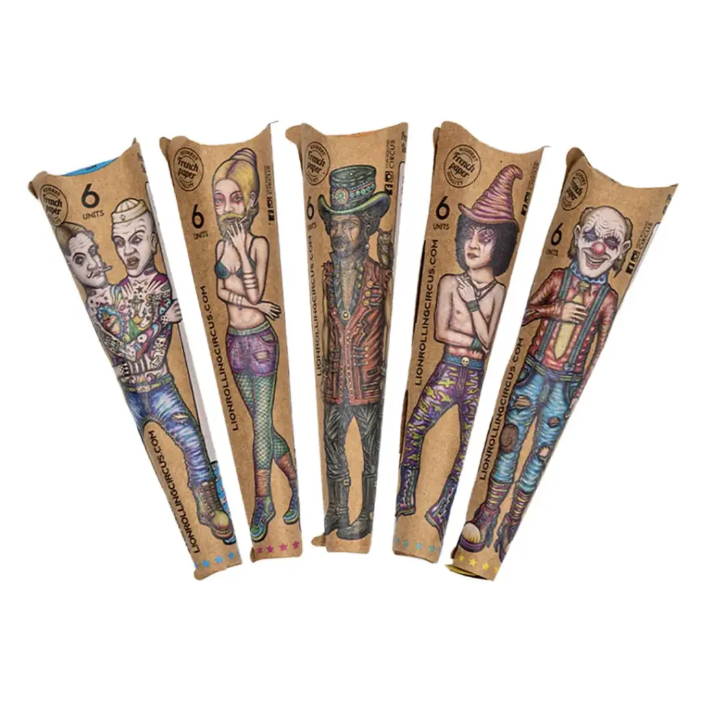 Conos Pre-Enrollados Orgánicos Lion Rolling Circus