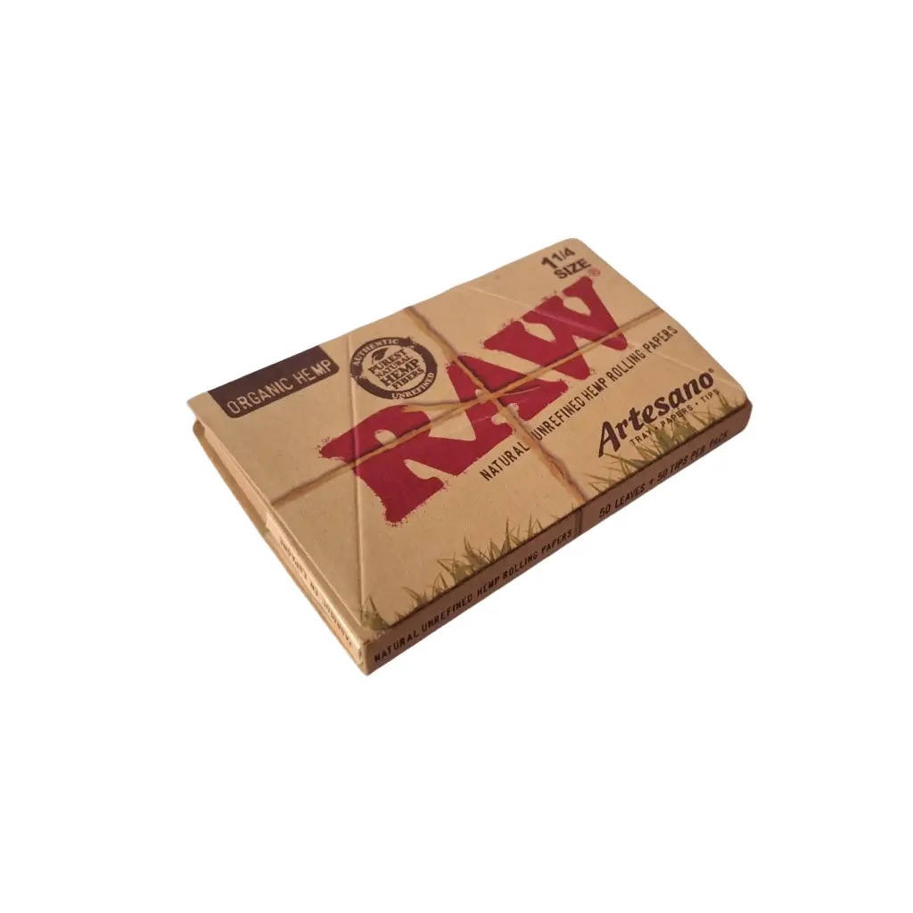 RAW ORGANIC Hemp ARTESANO 1 ¼ + TIPS