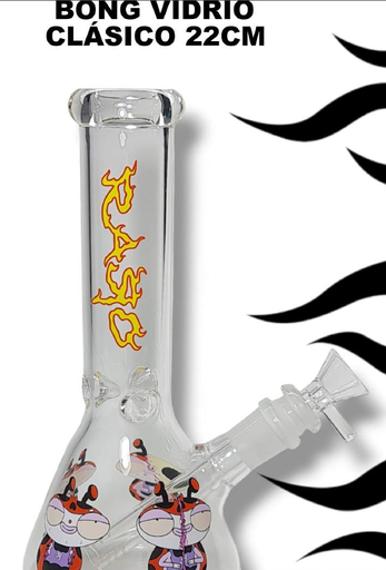 Bong Vidrio Clásico Raro de 22 cm