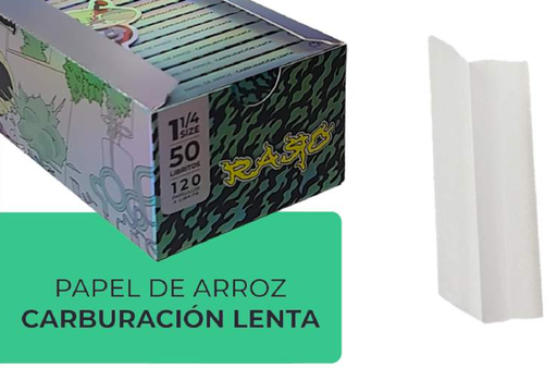 Papel de arroz carb. lenta Karma 1/4