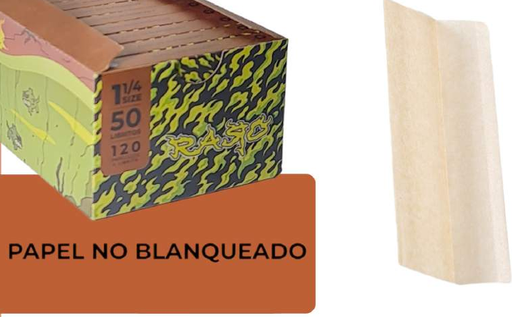 Papel no blanqueado orgánico 1/4