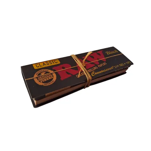 [RAW BLACK CONN 1/4] RAW BLACK CONNOISSEUR 1 1/4 + TIPS