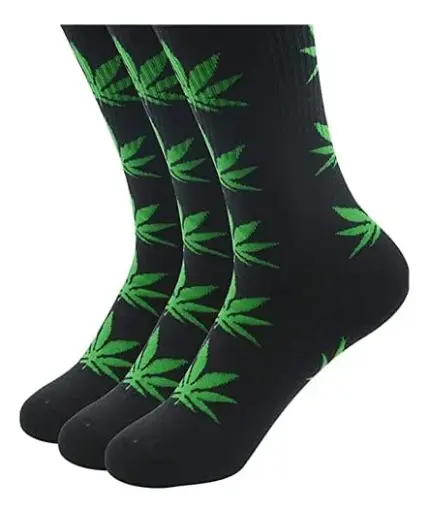 Medias Con Diseño Cannabis