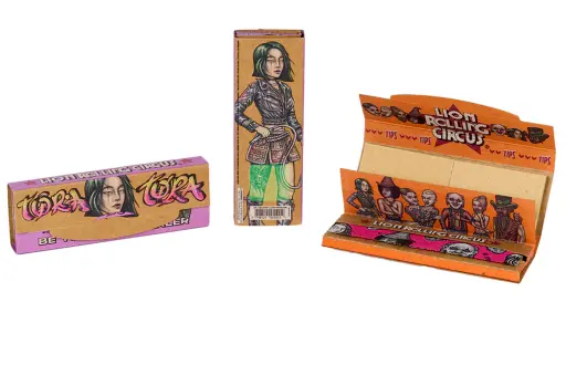 Papel Sin Blanquear King Zise Lion Rolling Circus + Filtros